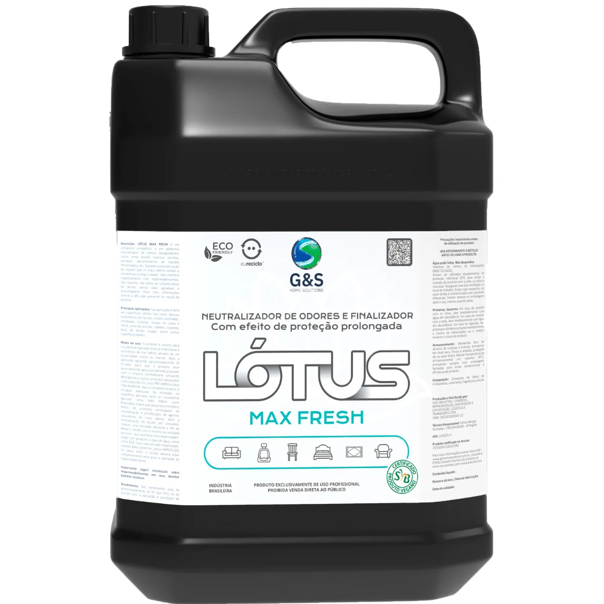 G&S LOTUS NEUTRALIZADOR DE ODORES MAX FRESH 5L