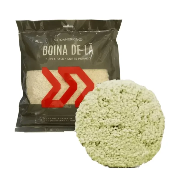 AUTOAMERICA BOINA DE LÃ AGRESSIVA BRANCA 8''