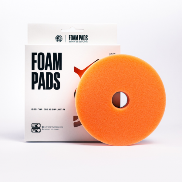 WOLF PADS BOINA DE ESPUMA LARANJA ONE STEP PAD VENTILADO CORTE LEVE 5''