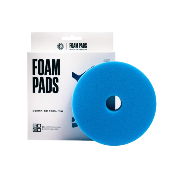 WOLF PADS BOINA DE ESPUMA CELESTE MEDIUM PAD VENTILADO REFINO 5''