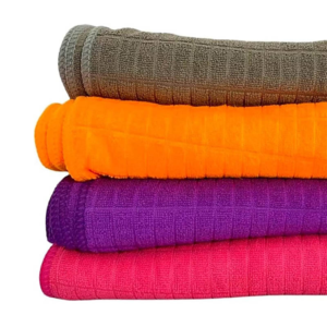 JS FLANELA MICROFIBRA QUADRICULADA ROSA 260GSM 50X70