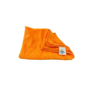 JS FLANELA MICROFIBRA QUADRICULADA LARANJA 260GSM 50X70